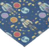 Astrounaut Space Man, kleurrijk Tafelkleed (Gekanteld)