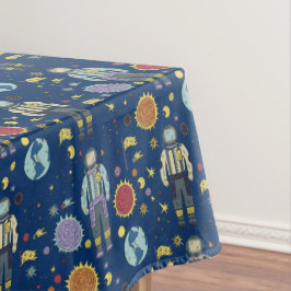 Astrounaut Space Man, kleurrijk Tafelkleed