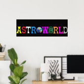 astrowereld poster (Thuiskantoor)
