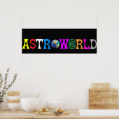 astrowereld poster (Keuken)