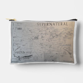 Astuccio con cartina del Kansas Etui