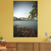 Astúrias Beach Guarujá Brazilië Canvas Afdruk (Insitu (Woonkamer))
