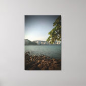 Astúrias Beach Guarujá Brazilië Canvas Afdruk (Voorkant)