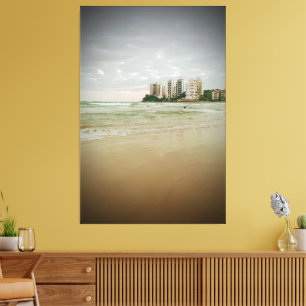 Astúrias Beach Guarujá Brazilië Canvas Afdruk