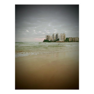 Astúrias Beach Guarujá Brazilië Perfect Poster