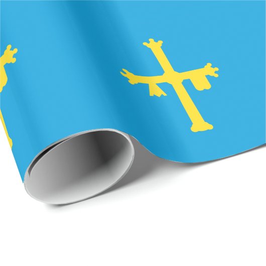 Asturias Flag Cadeaupapier (Rol Hoek)