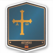Asturias Sticker (Voorkant)