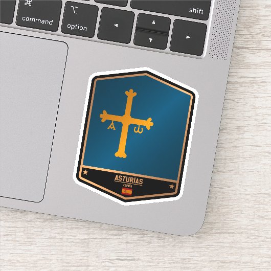 Asturias Sticker (Detail)