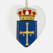 Asturias Wapenmunt (Spanje) Keramisch Ornament (Rechts)