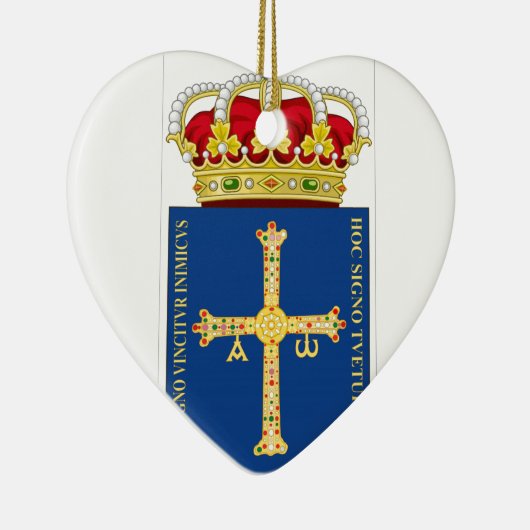 Asturias Wapenmunt (Spanje) Keramisch Ornament (Rechts)