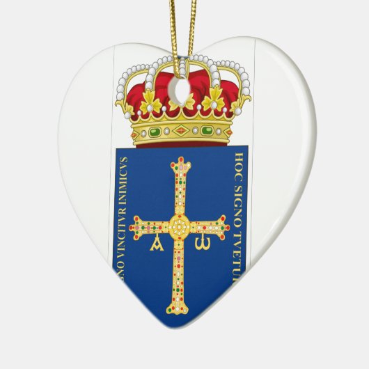 Asturias Wapenmunt (Spanje) Keramisch Ornament (Links)