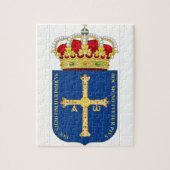 Asturias Wapenmunt (Spanje) Legpuzzel (Verticaal)