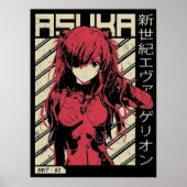 ASUKA EVANGELION POSTER (Voorkant)