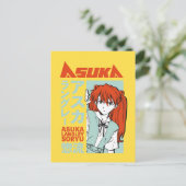 Asuka Langley Nge Uitnodiging Briefkaart (Staand voorkant)
