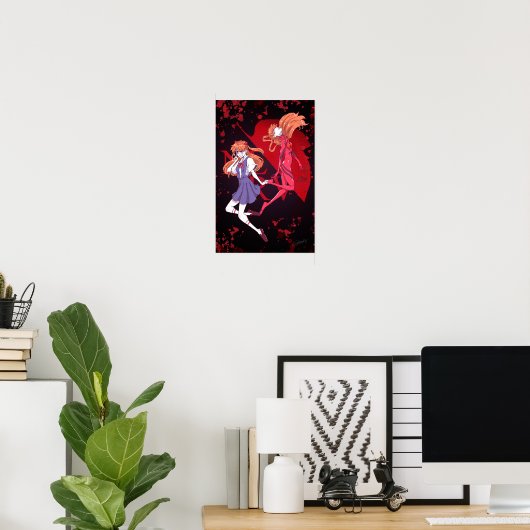 Asuka Langley Soryu Poster (Thuiskantoor)