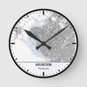 Asunción Klok Stad Lijn Kunst