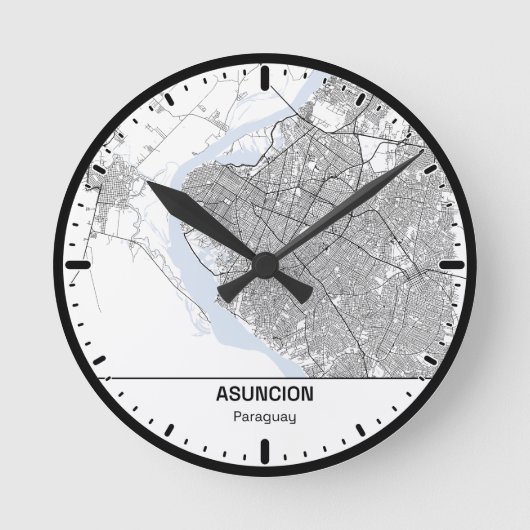 Asunción Klok Stad Lijn Kunst (Voorkant)
