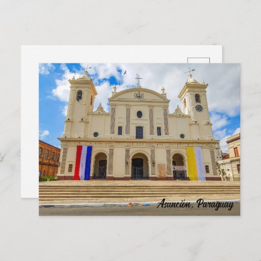 Asunción, Paraguay Briefkaart (Voorkant / Achterkant)