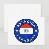 Asunción Paraguay Briefkaart (Voorkant / Achterkant)