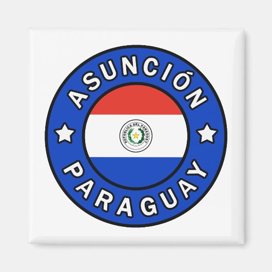 Asunción Paraguay Magneet (Voorkant)