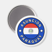 Asunción Paraguay Magneet (Voorkant / Achterkant)