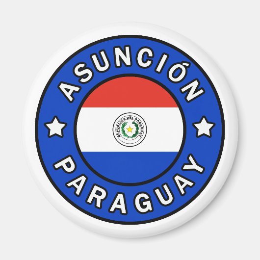 Asunción Paraguay Magneet (Voorkant)