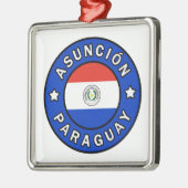 Asunción Paraguay Metalen Ornament (Links)