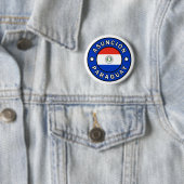 Asunción Paraguay Ronde Button 5,7 Cm (In situ)