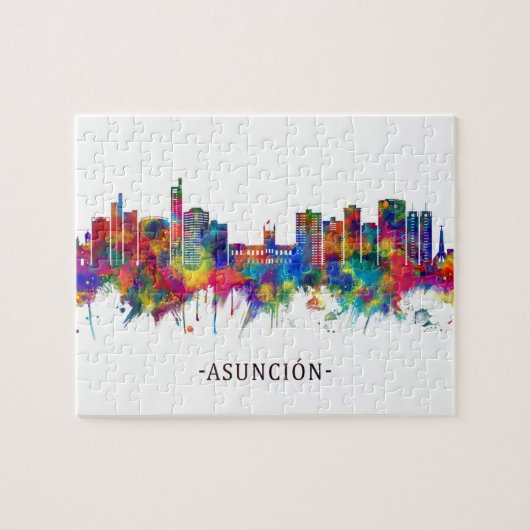 Asunción Paraguay Skyline Legpuzzel (Horizontaal)