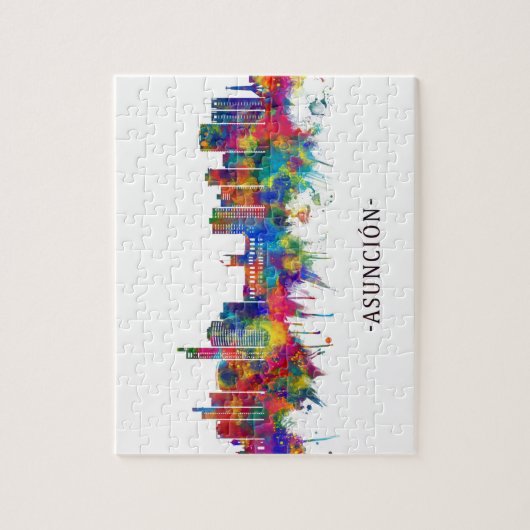 Asunción Paraguay Skyline Legpuzzel (Verticaal)