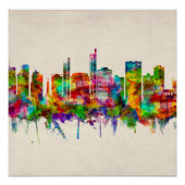 Asuncion Paraguay Skyline Perfect Poster (Voorkant)