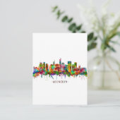 Asuncion Paraguay Skyline Uitnodiging Briefkaart (Staand voorkant)