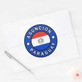 Asunción Paraguay Vierkante Sticker (Envelop)