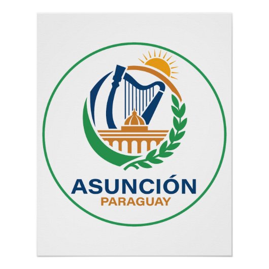 Asunción Paraguay Zuid-Amerika Perfect Poster (Voorkant)