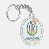 Asunción Paraguay Zuid-Amerika Sleutelhanger (Voorkant Links)