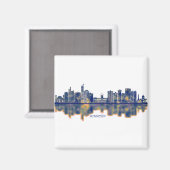 Asunción Skyline Magneet (Voorkant / Achterkant)