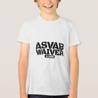 Asvab Waiver Alumni Militaire Veteraan Funny Asvab Tri-Blend Shirt
