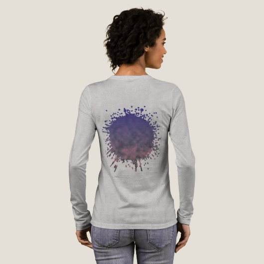 Asval Nagloeien Tri-Blend Shirt (Achterkant)