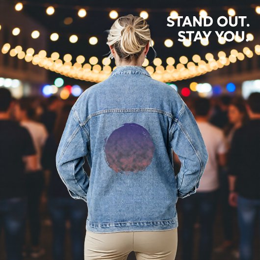 Asval Nagloeiing Denim Jacket