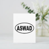 ASWAD BRIEFKAART (Staand voorkant)