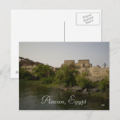 Aswan, Egypte Briefkaart (Voorkant / Achterkant)