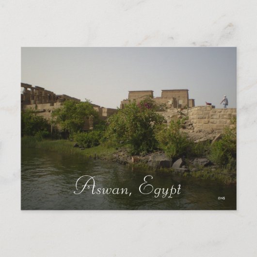 Aswan, Egypte Briefkaart (Voorkant)