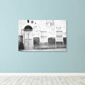 Aswan Egypte, Gedecoreerd Huis Canvas Afdruk (Insitu (Houten vloer))