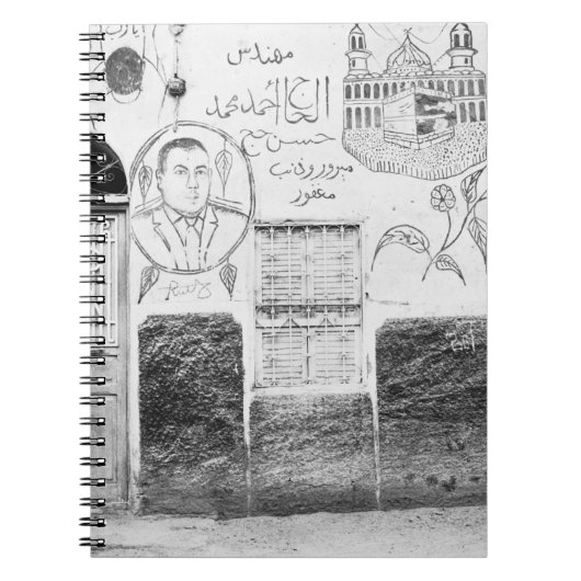 Aswan Egypte, Gedecoreerd Huis Notitieboek (Voorkant)