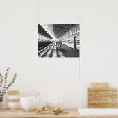 Aswan Egypte, Interieur van Aswan Dam Treinstation Poster (Keuken)
