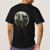 Aswan Zeilboot Minimalist Lang Gevoerd T-shirt – T (Achterkant)
