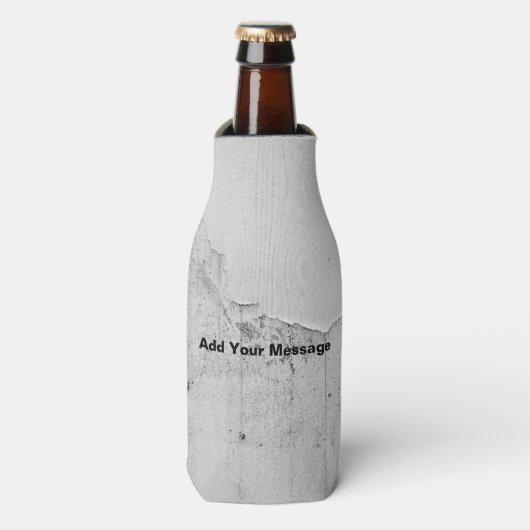 Aswitte muur textuur fles koeler (Fles Voorkant)