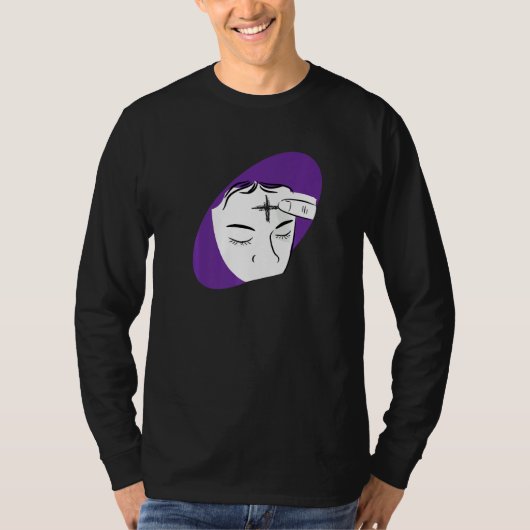 Aswoensdag Cool Christendom Fasting Day Cathol T-shirt (Voorkant)