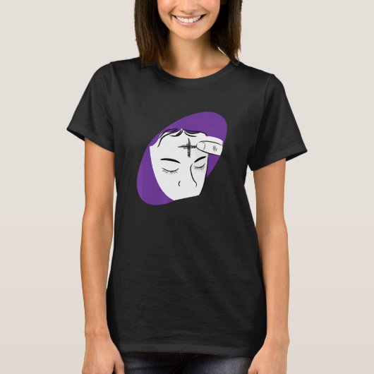 Aswoensdag Cool Christendom Fasting Day Cathol T-shirt (Voorkant)