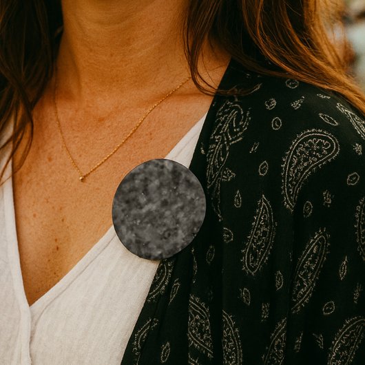 Aswolkensein Ronde Button 5,7 Cm